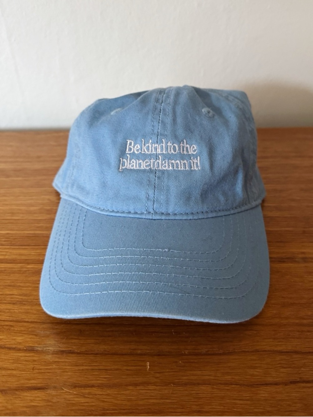 Baby Blue “Be Kind to the Planet Dammit!” Dad Cap